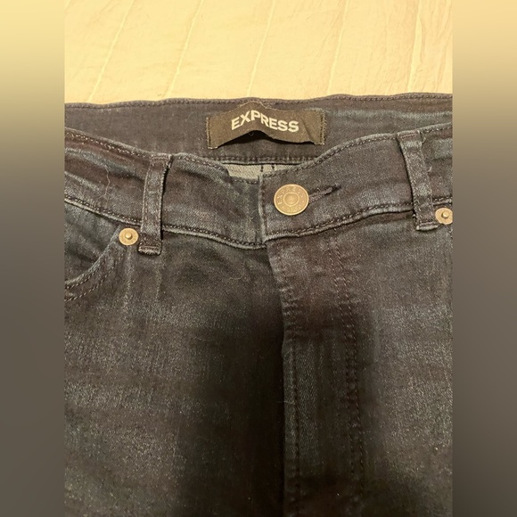 Express Dark Wash Skinny Jeans - Picture 5 of 6